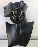 Wooden Hoop Earrings