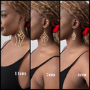 Black Lives Matter Power Fist Drop Earrings