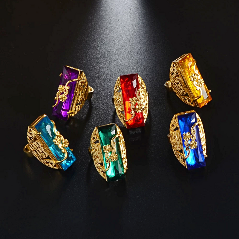 Colored stone Rings