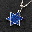 Israeli Hexagram Star of David Pendant Necklace