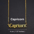 Horoscope Zodiac Sign Pendant Necklace