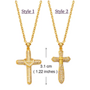 Christian Cross Pendant Necklace