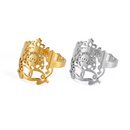 Morocco Emblem Coat of arms Ring