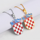 Croatia coat of arms Pendant necklace