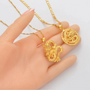 Dragon Auspicious Pendant Necklace