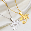 Egyptian Eye of Horus Pendant Necklace