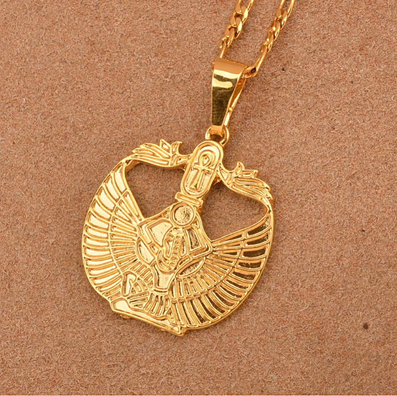 Fab Egyptian Goddess Pendant Necklace