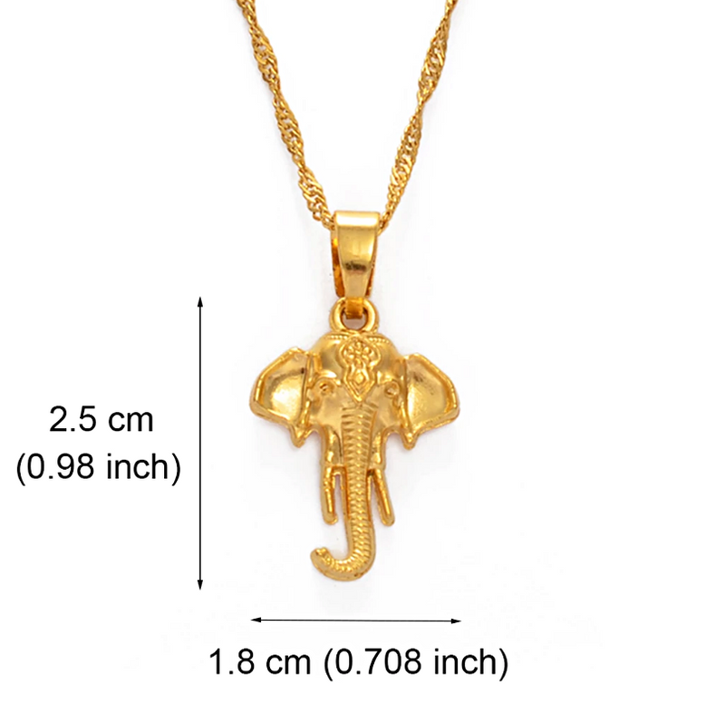 Elephant Mini Pendant Necklace