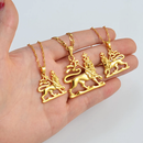 Ethiopia Lion of Judah Pendant Necklace