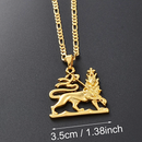 Ethiopia Lion of Judah Pendant Necklace