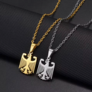 German Eagle Emblem Pendant Necklace