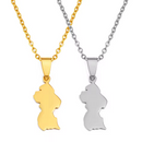 Guyana Map Pendant Necklace