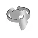 Africa Map Rings