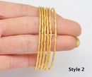 Set of 6 Pieces Bangles Bracelets