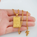 Prophet Mohammed Allah Pendant Necklace