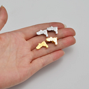 Tigray Map Stud Earrings