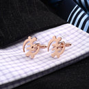 Gye Nyame Adinkra Ghanaian Symbols Cufflinks