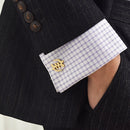 Gye Nyame Adinkra Ghanaian Symbols Cufflinks