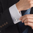 Gye Nyame Adinkra Ghanaian Symbols Cufflinks