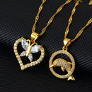 Butterfly Dophin Pendant Necklace