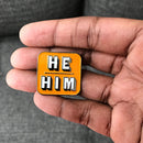 Pronouns Lapel Pin - He She They Pins