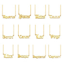 Horoscope Zodiac Sign Pendant Necklace