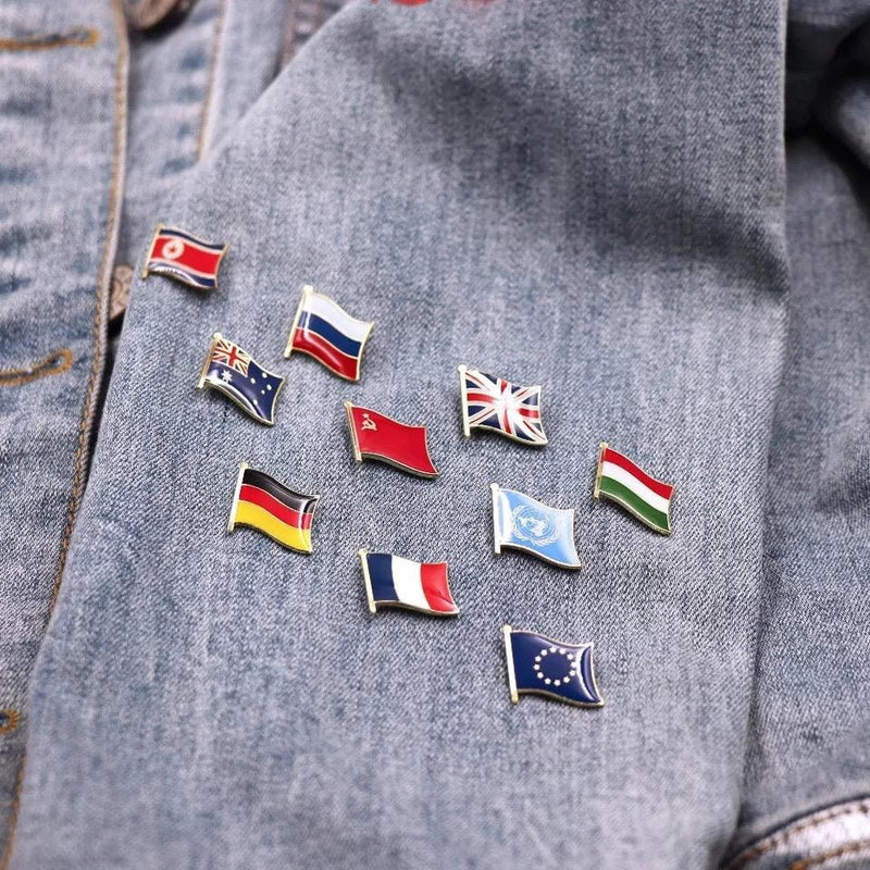 Indonesia Flag Lapel clothes / country flag Badge / Indonesia national flag Brooch / Indonesia Flag Lapel Pin / Indonesia enamel pins