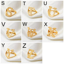 Initial Alphabet Letters Ring