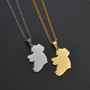 Ireland Map Pendant Necklace
