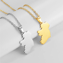Ireland Map Pendant Necklace