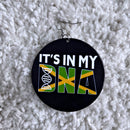 Jamaica Flag It's in My DNA Drop Earrings