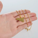 Italy Sicily Map with Cities Pendant Necklace