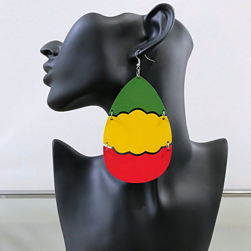 Afro Color Earrings