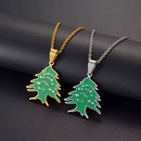 Lebanon Cedar Tree Coat of arms Pendant Necklace