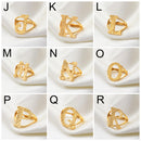 Initial Alphabet Letters Ring