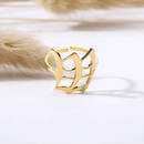 Initial Alphabet Letters Ring