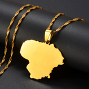 Lithuania Map Pendant Necklace