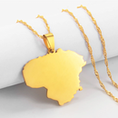 Lithuania Map Pendant Necklace