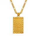 Prophet Mohammed Allah Pendant Necklace