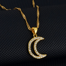 Crescent Moon Pendant Necklace