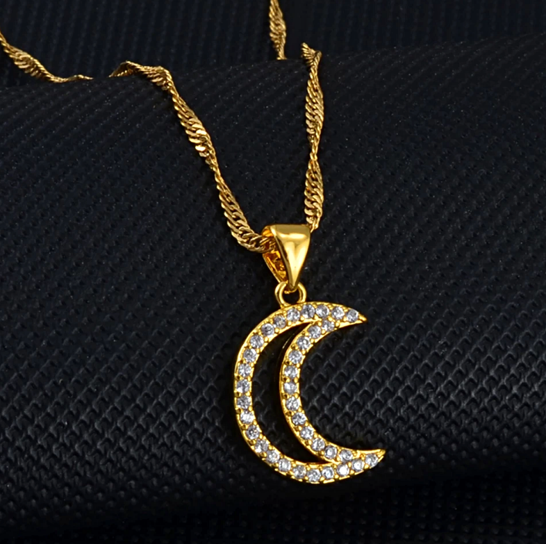 Crescent Moon pendant Necklace