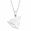 Nicaragua Map Pendant Necklace