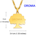 Oromia Odaa Tree Pendant Necklace