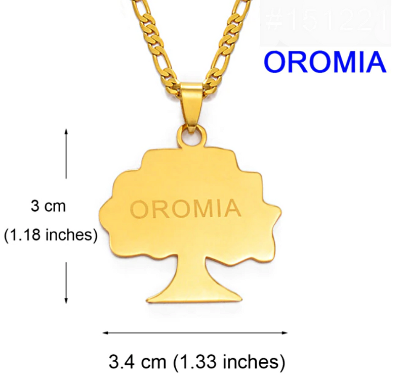 Oromia Odaa Tree Pendant Necklace