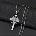 Poland Eagle Cross Pendant Necklace