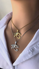 Egyptian Eye of Horus Pendant Necklace