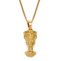 Egyptian Queen Nefertiti Pendant Necklace