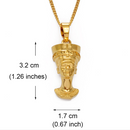 Egyptian Queen Nefertiti Pendant Necklace