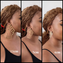 Black Lives Matter Power Fist Stud Earrings