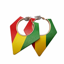 Reggae Afro Color Earrings